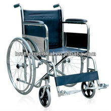 Basic fixed armrest and footrest wheelchairs